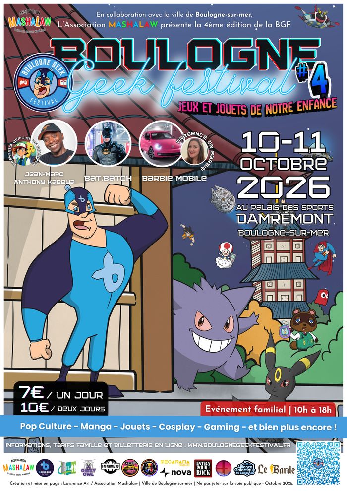 Affiche — Boulogne Geek Festival #4 - 2026
