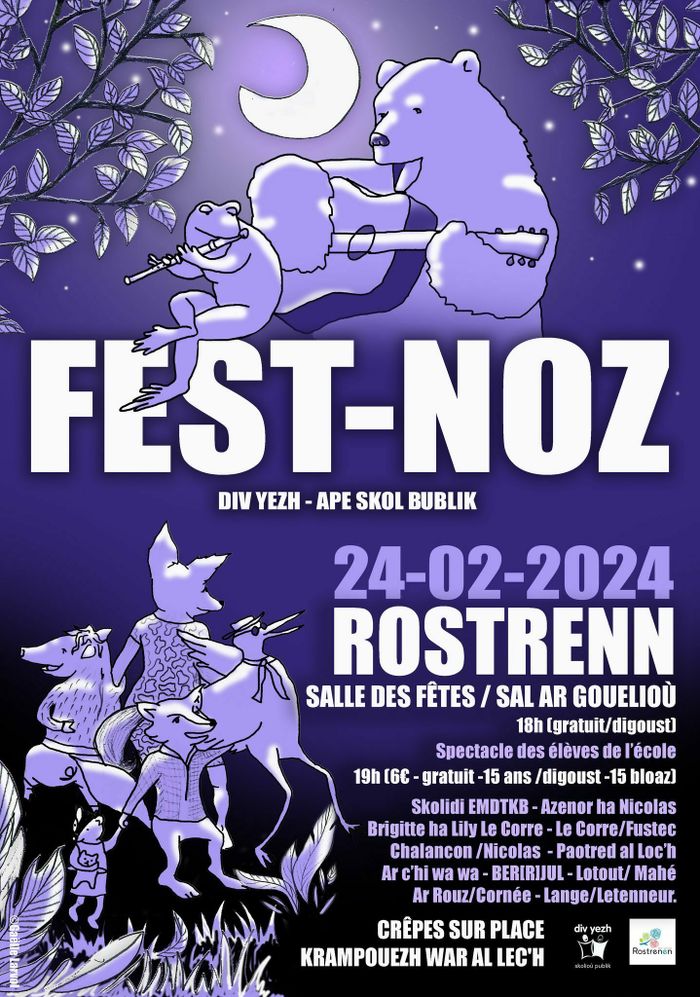 Fest-noz de l'école publique de Rostrenen