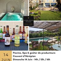Piscine & Spa & limonades au Couvent d'Hérépian