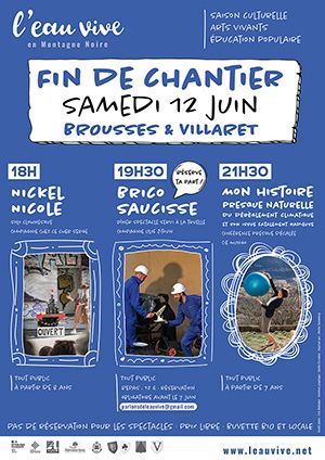 Fin de chantier (3 spectacles sinon rien!!)-
SAMEDI 12 JUIN