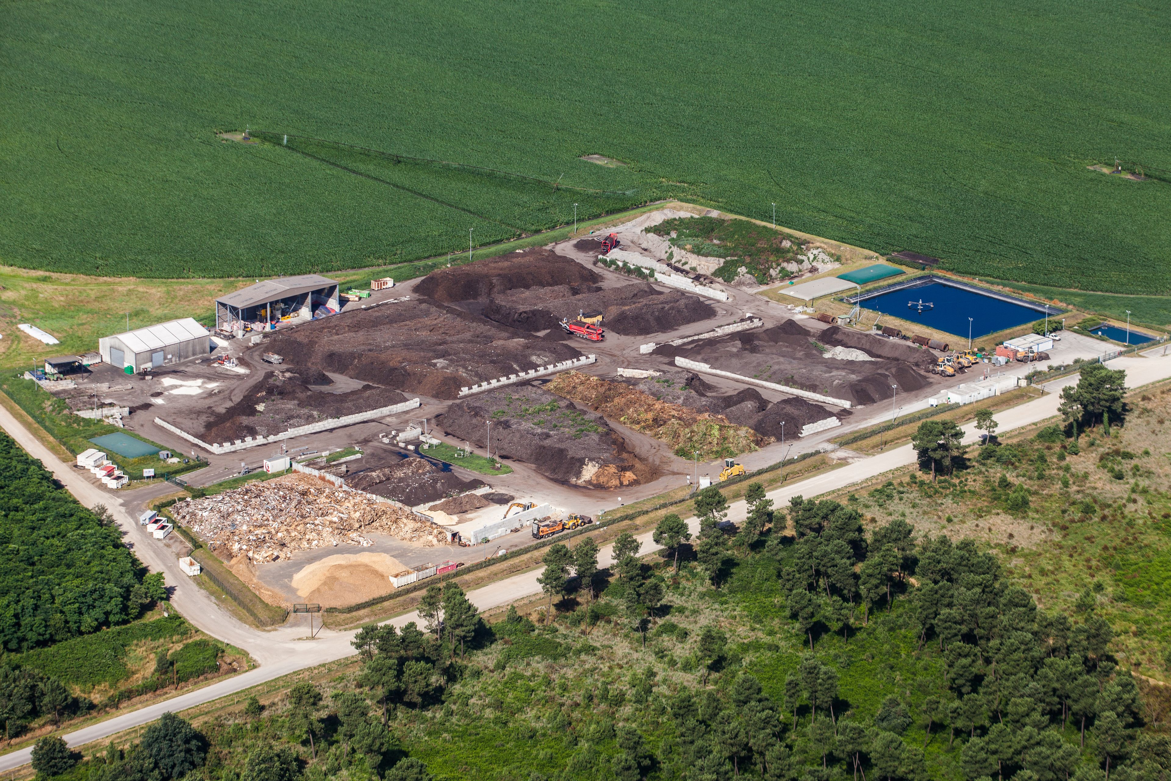 Tour of the Cestas composting facility