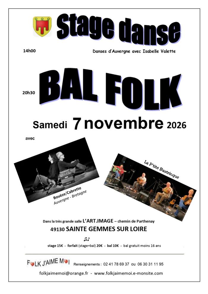 Affiche — Stage de Danses et Bal Folk