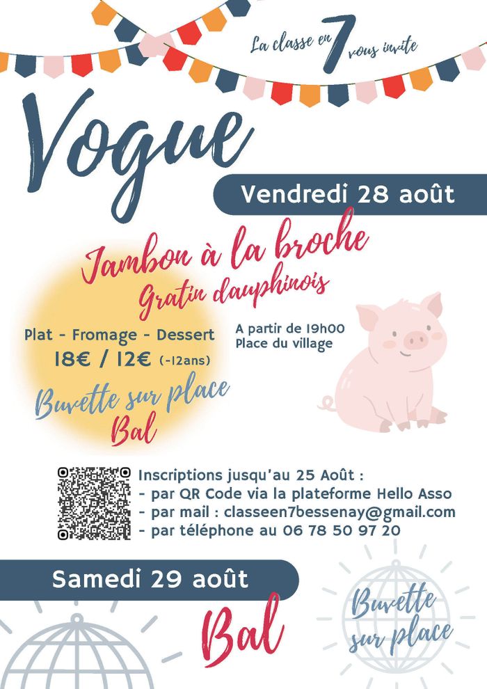 VOGUE 2026 - Repas des classes