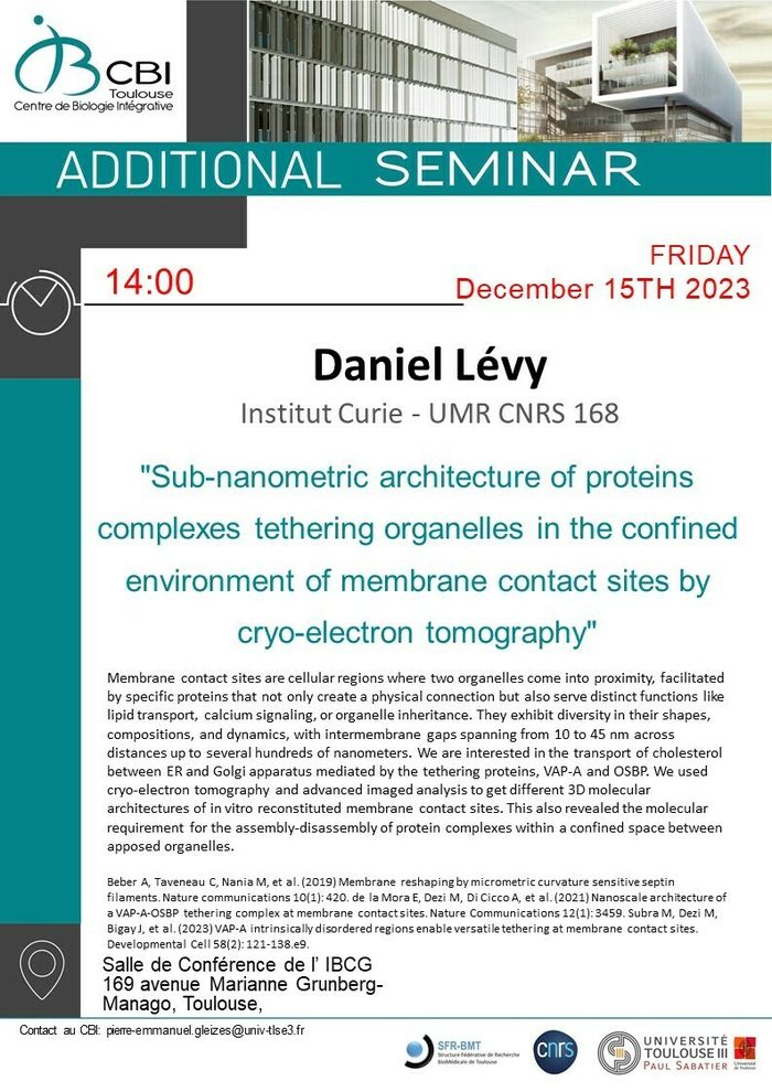 Daniel Lévy
Institut Curie - UMR CNRS 168