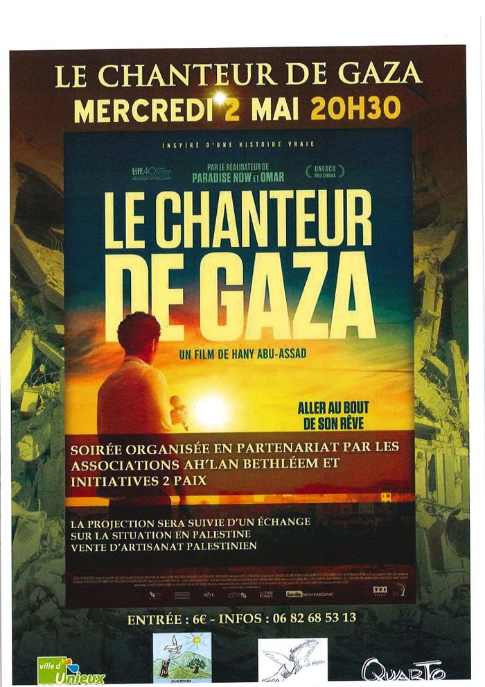 (projection) LE CHANTEUR DE GAZA,  une idole sortie de la bande