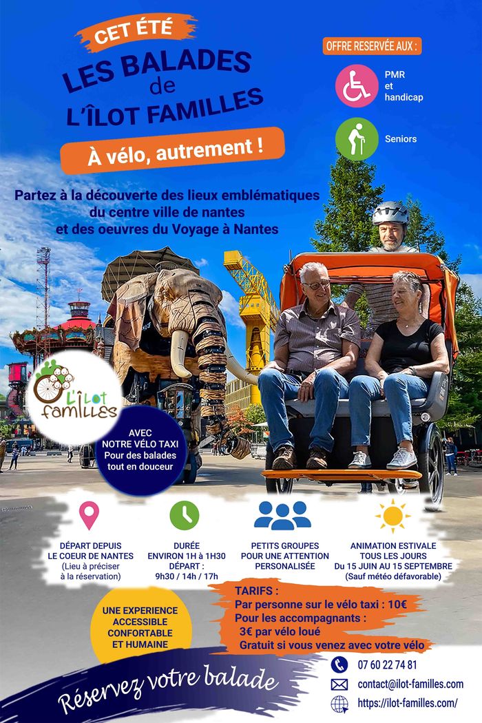Balades touristiques en vélo-taxi