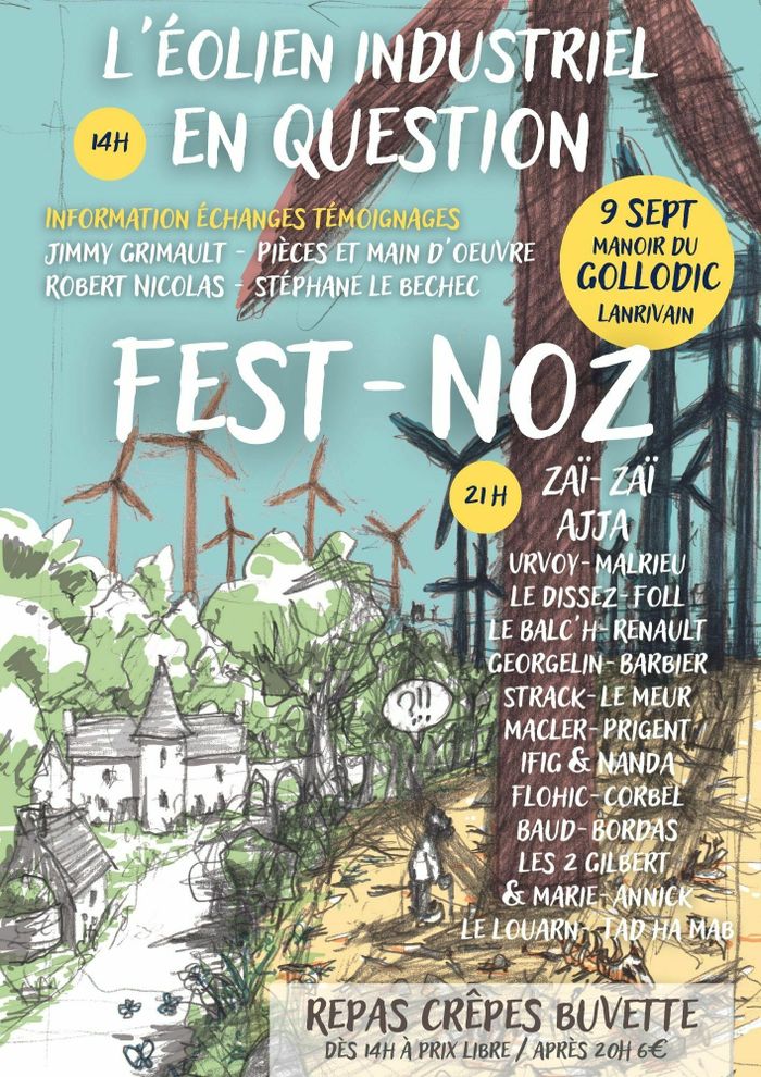 Fest-noz : L'éolien industriel en question