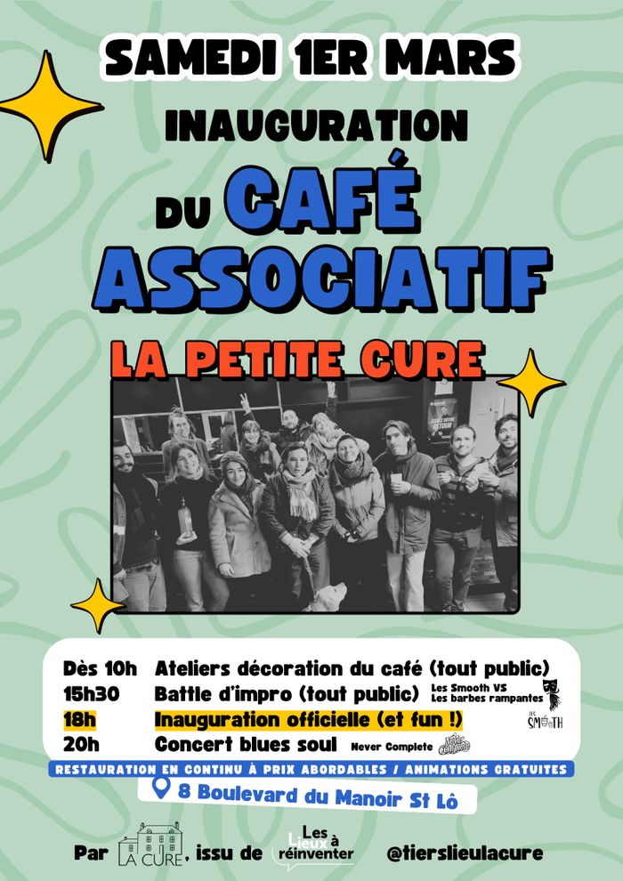Inauguration du café associatif la Petite Cure