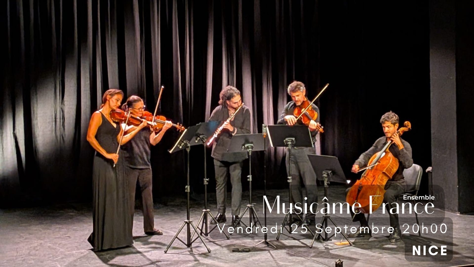Concert à Nice : Ravel, Debussy, Cantemir, Mozart, Wieniawski, Bach, Doppler, Saint-Saëns, Vivaldi