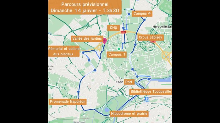 Balade à vélo Caen et alentours