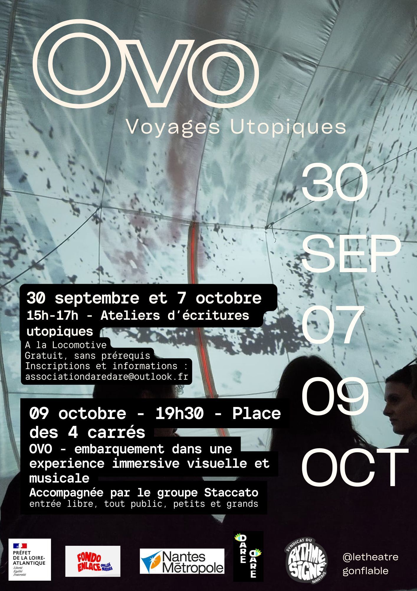 Atelier d'écriture "Dans un monde utopique où on prend soin les uns des autres ou de soi…".