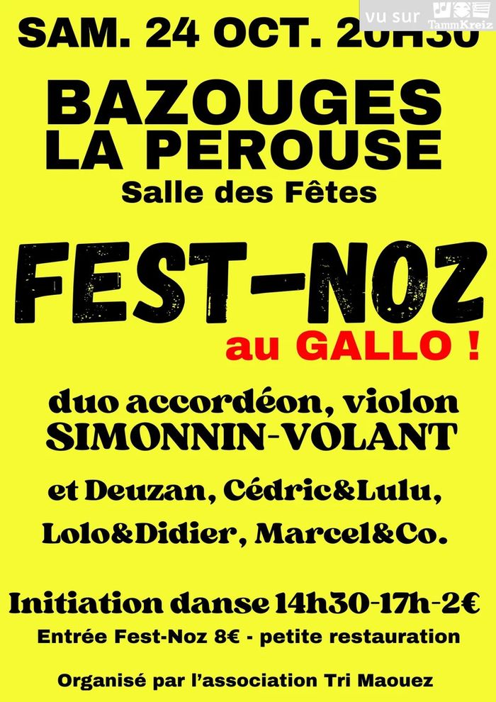 Affiche, Fest-noz au gallo !