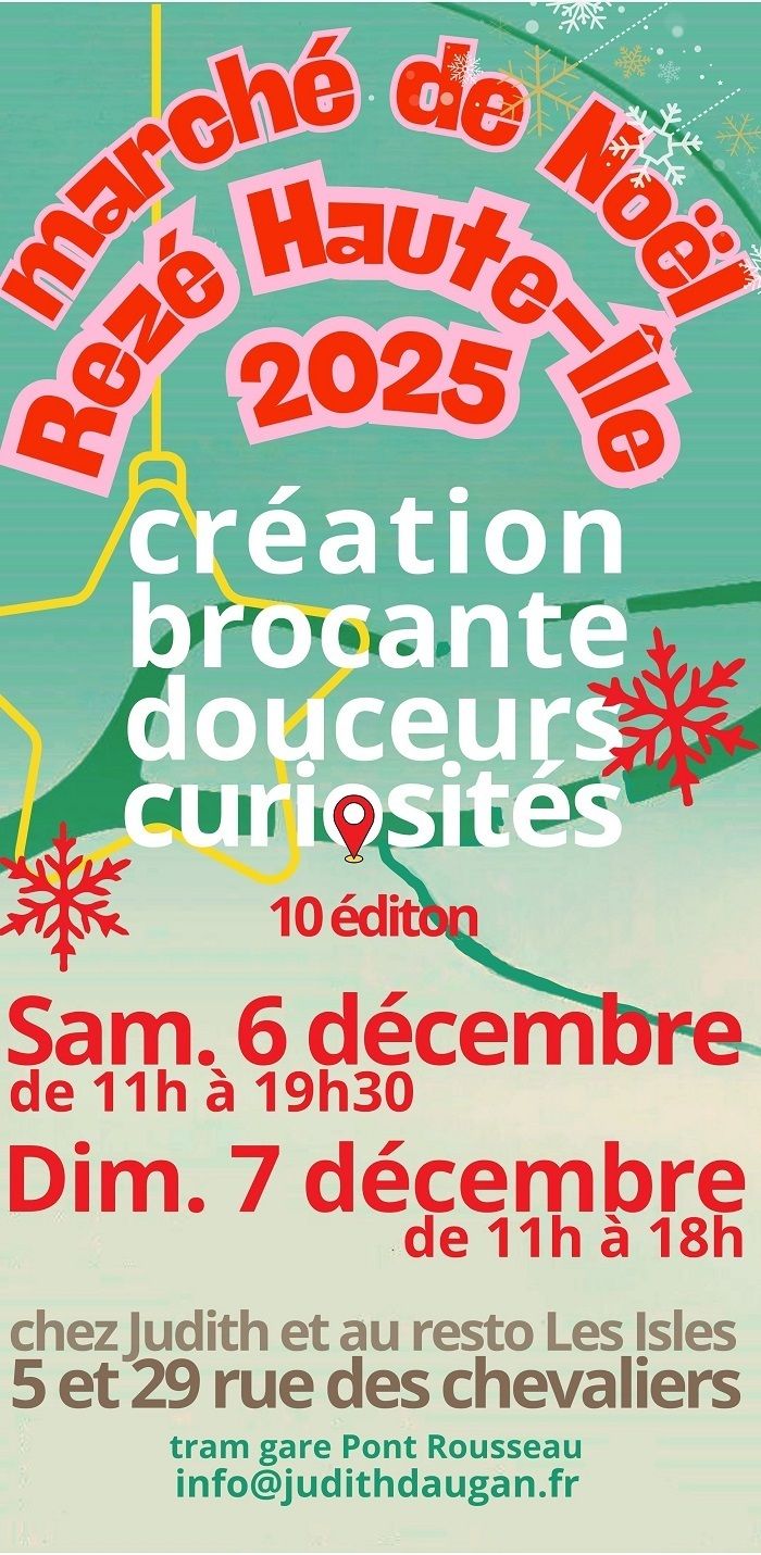 Marché de Noël, Rezé Haute-Île