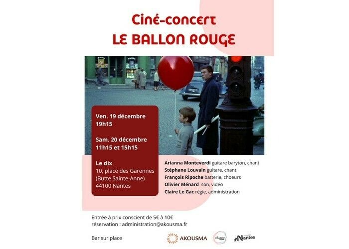 Le ballon rouge - Ciné-concert