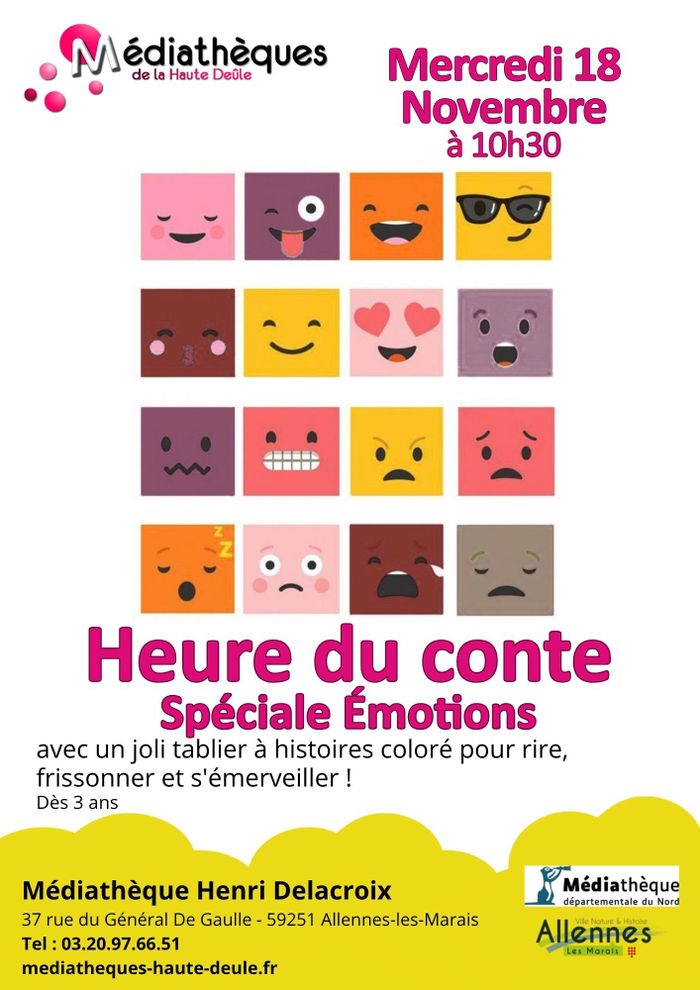 Heure du conte Spéciale Emotions