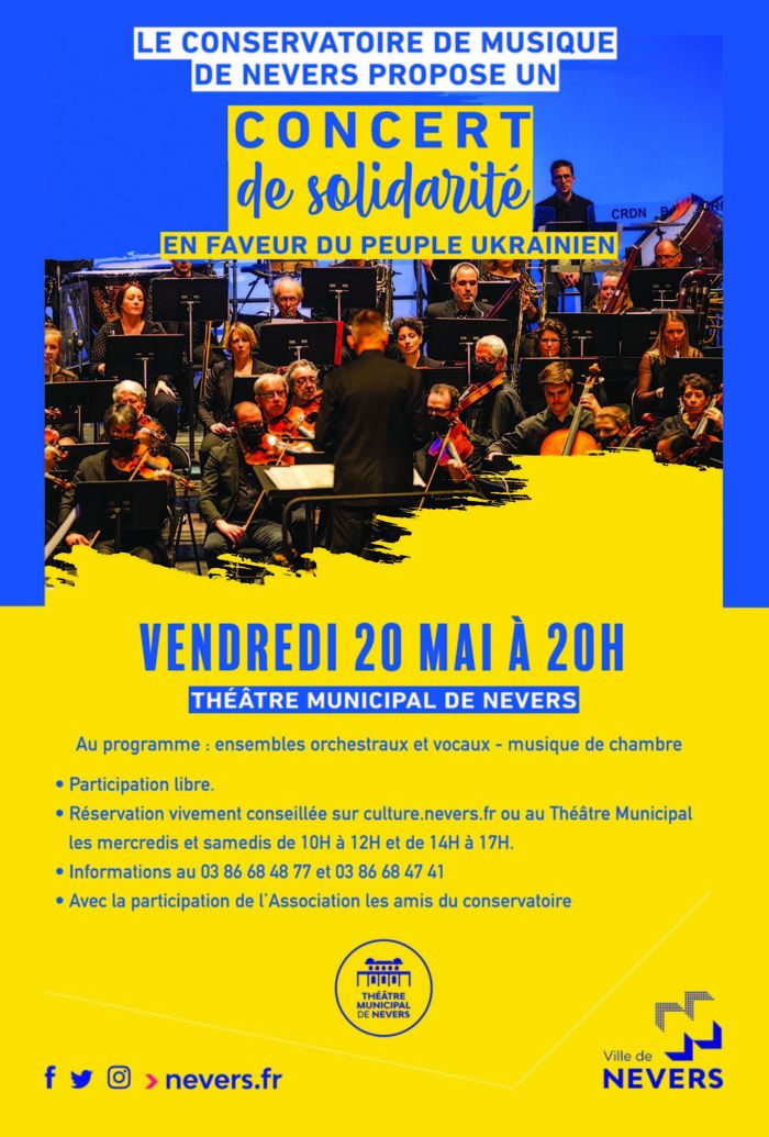 Concert de solidarité en faveur du peuple ukrainien