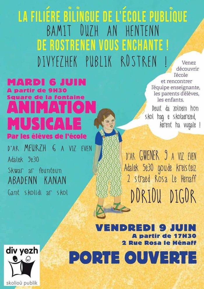 Portes ouvertes de l'école publique bilingue Rostrenen