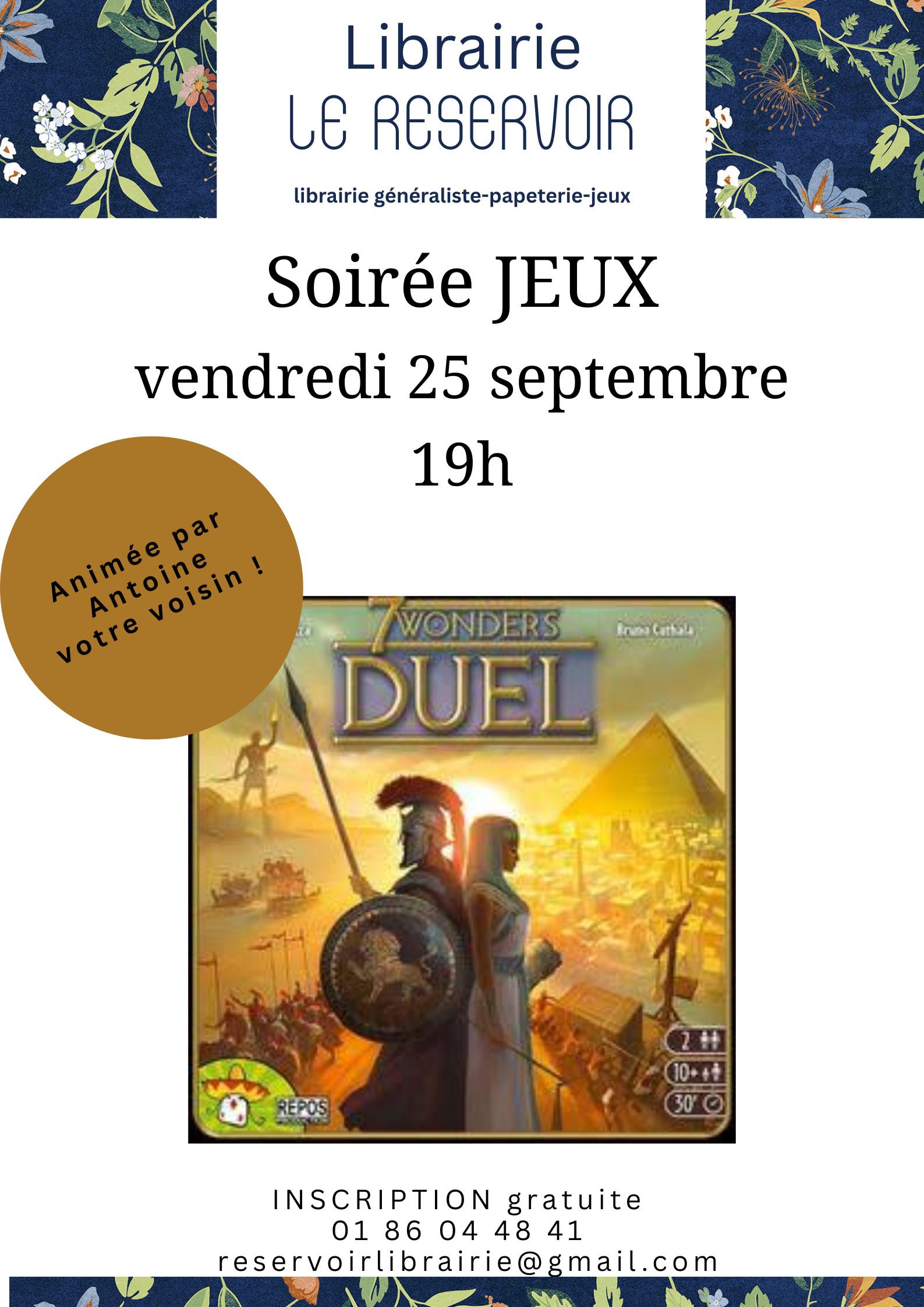 Soirée Jeu de société