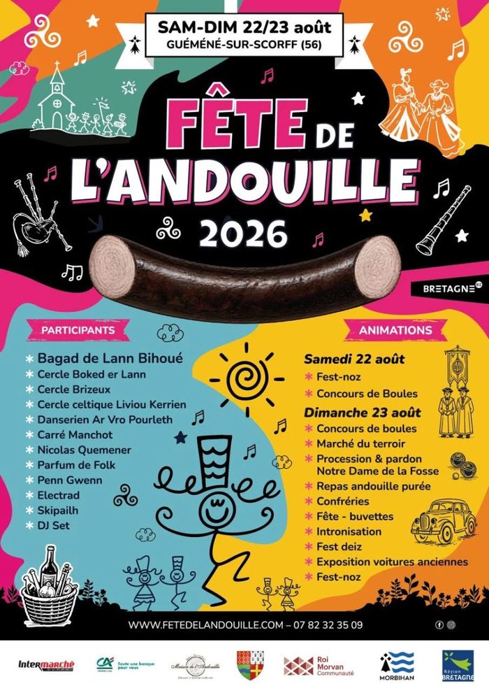 Affiche — Fest Noz de la Fête de l'Andouille