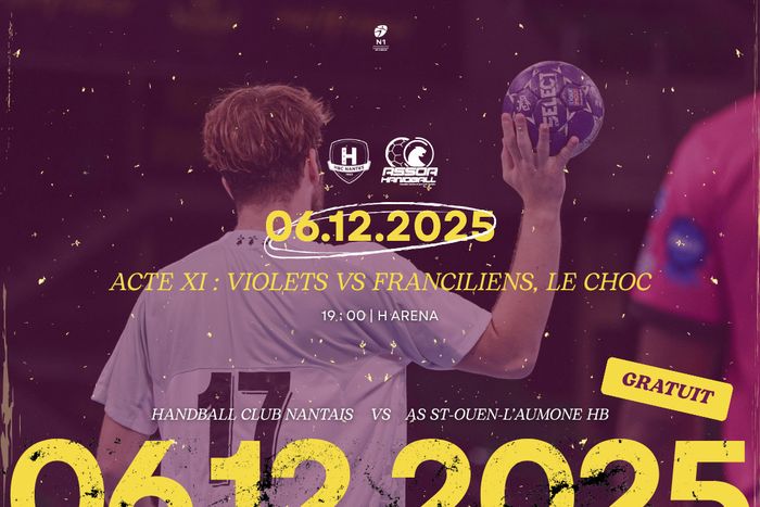 Match de l'association du HBC Nantes - Équipe Nationale 1