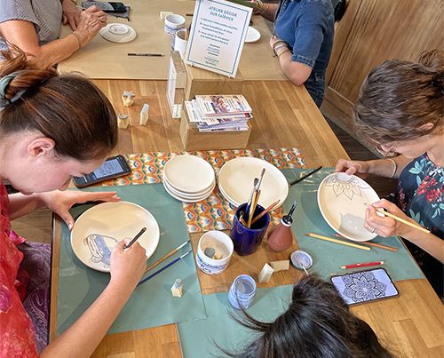Ateliers décor sur faïence