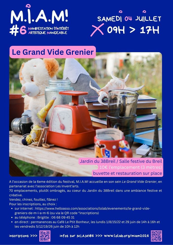 Le Grand Vide Grenier de M.I.A.M!