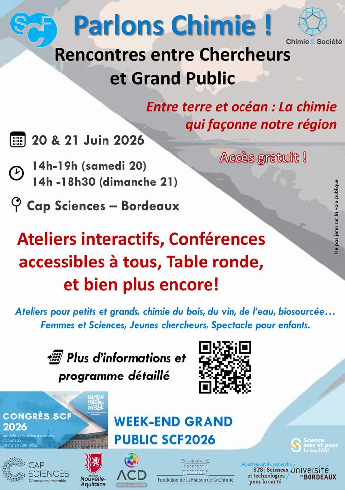 Week-end grand public : Parlons Chimie !