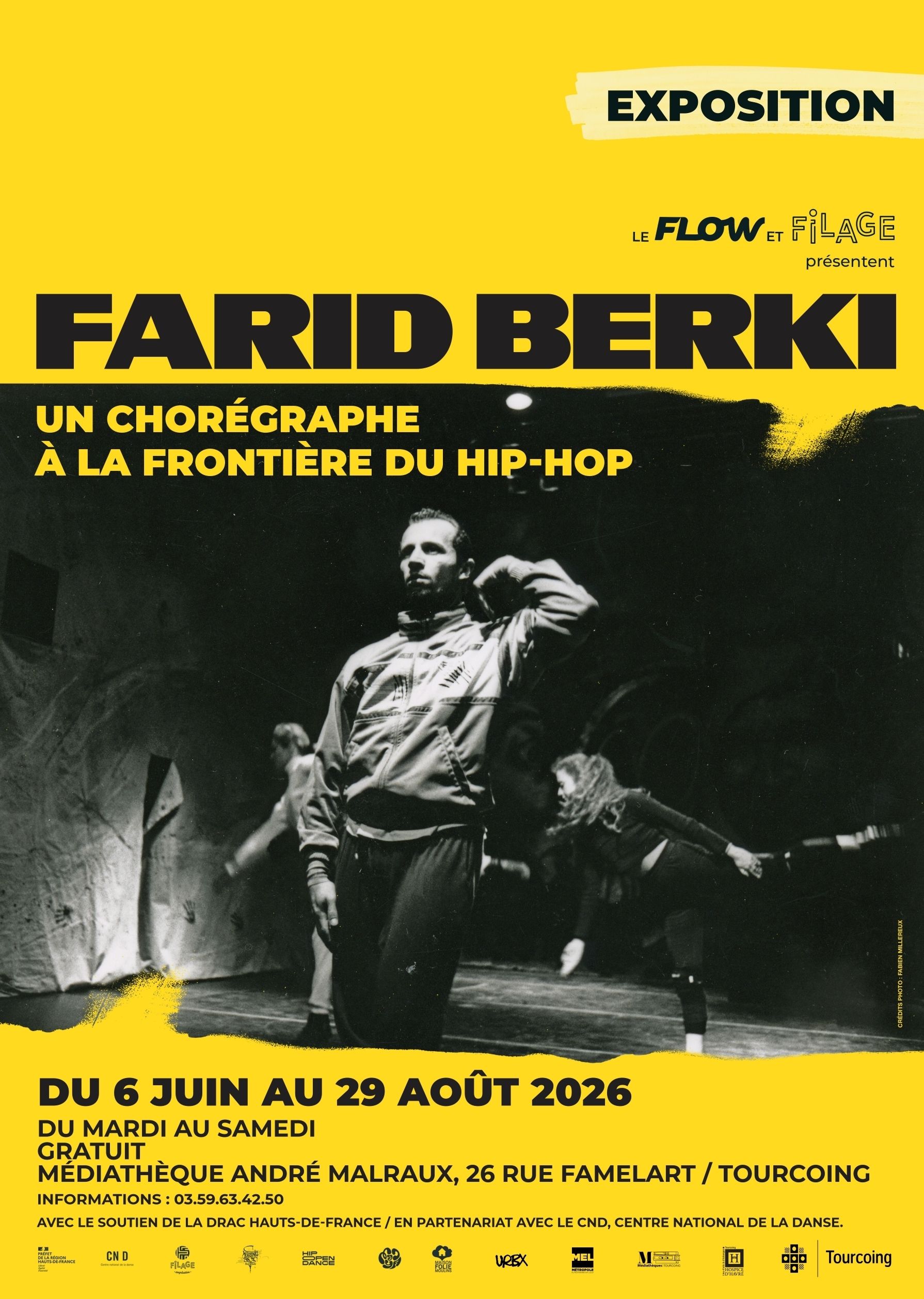 Exposition « Farid Berki, un chorégraphe à la frontière du hip-hop »