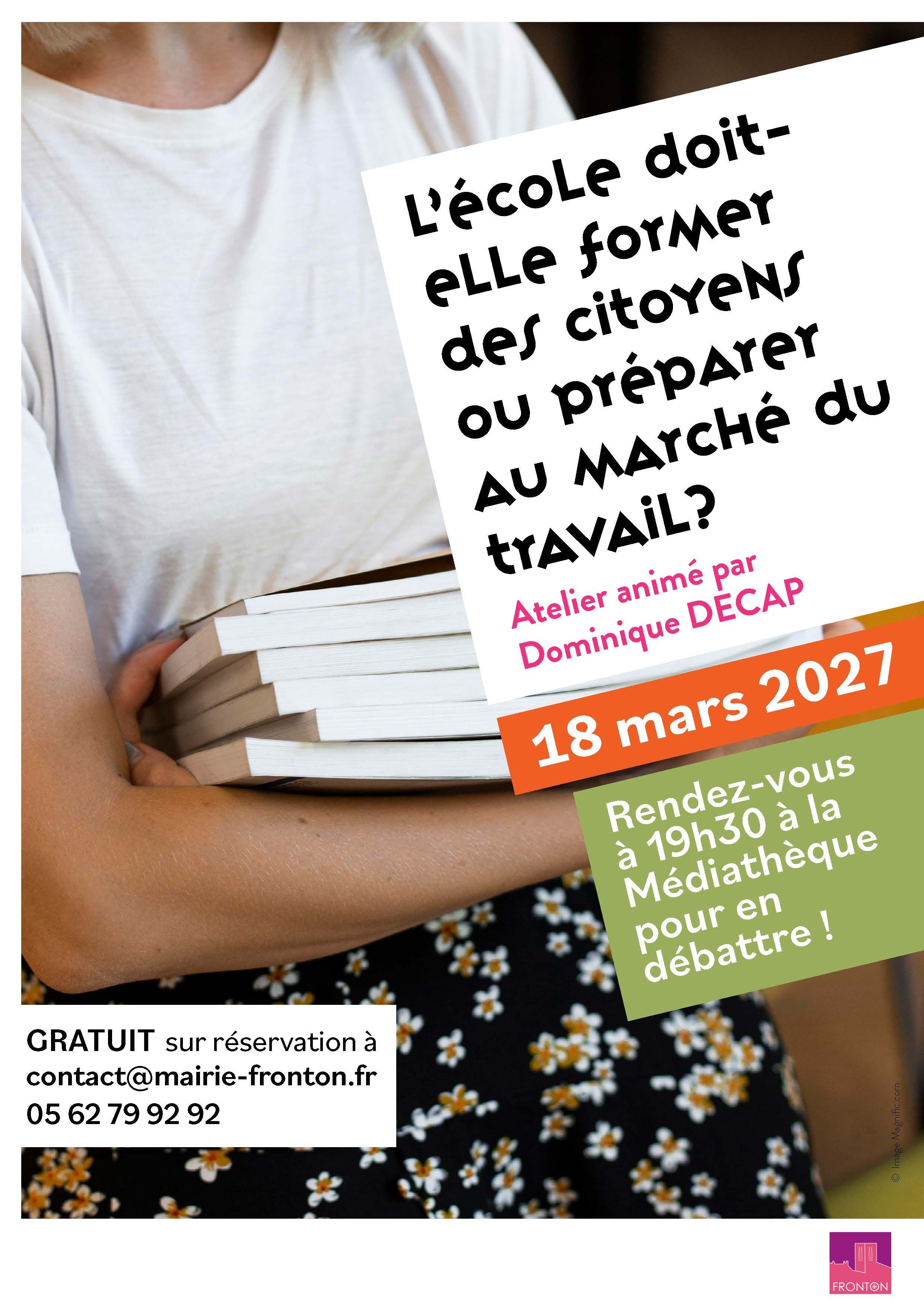 Atelier Philo | L'école doit-elle former des citoyens ou préparer au marché du travail ?