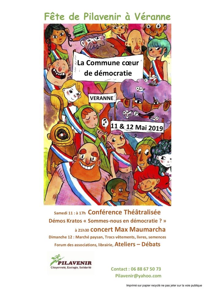 Fête PILAVENIR : La commune coeur de démocratie