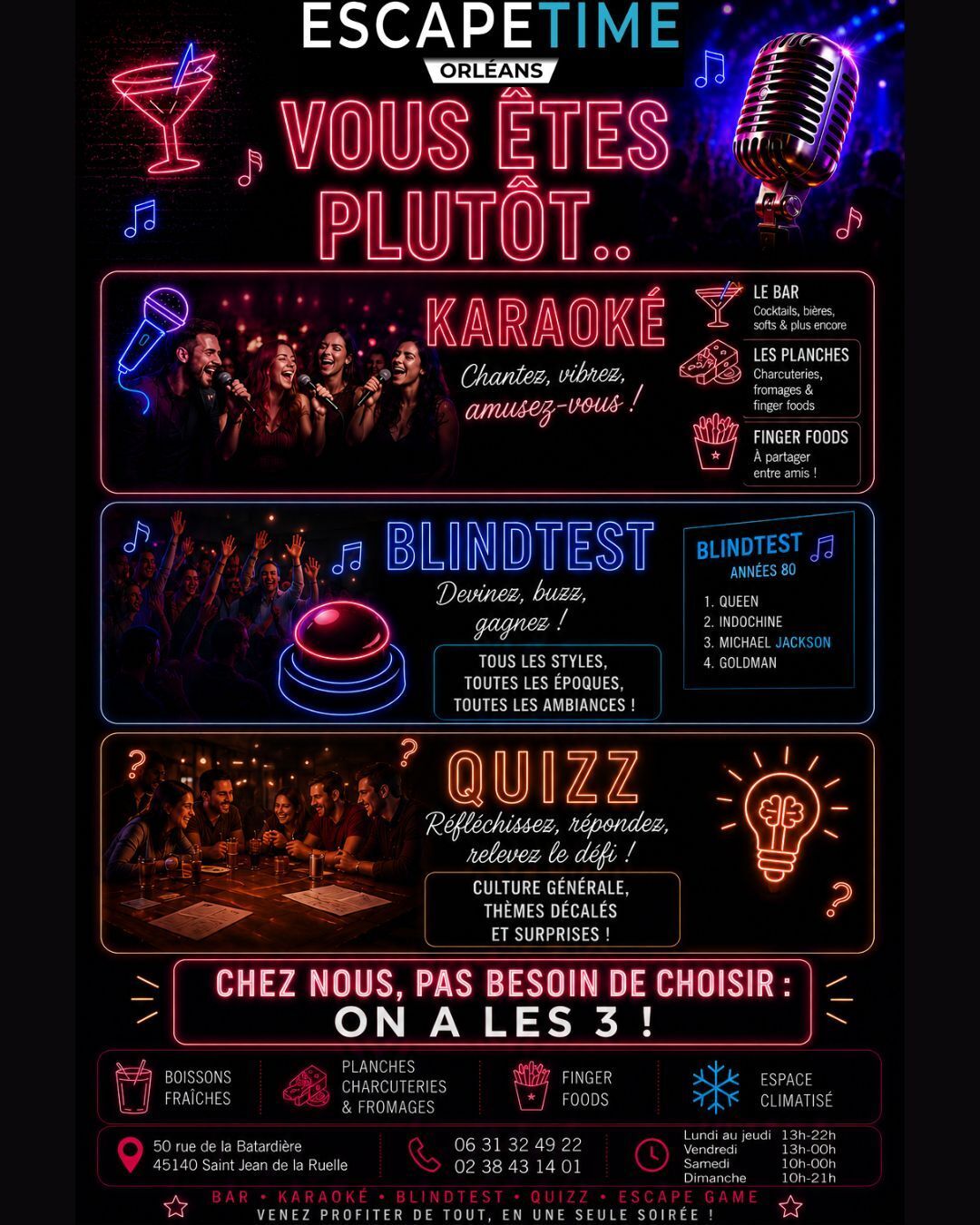 Karaoké / Blind Test / Quiz