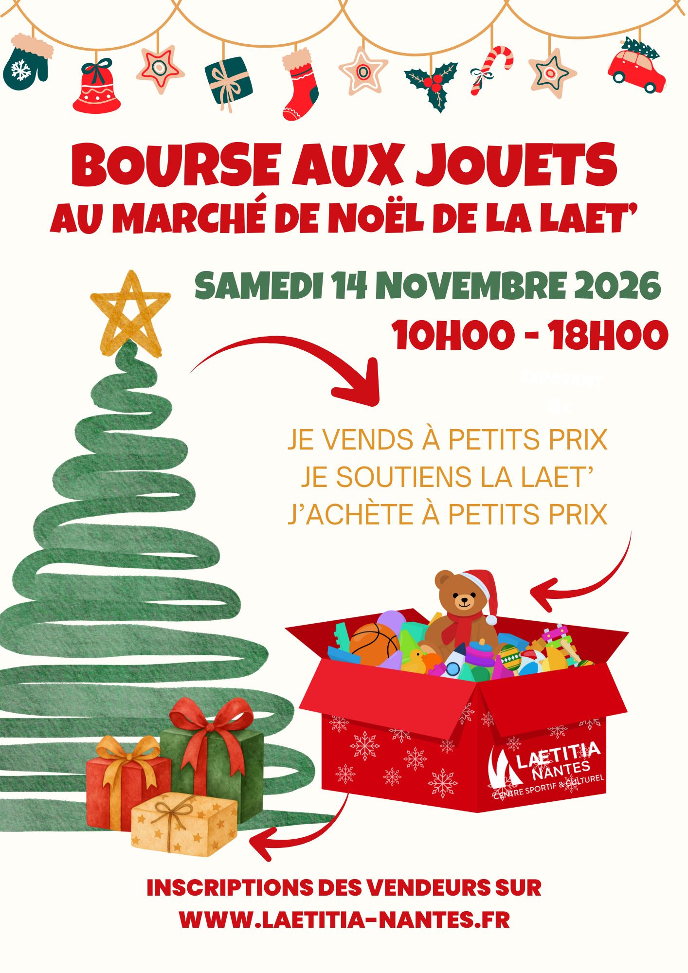 Photo de couverture - Bourse aux jouets à la Laetitia
