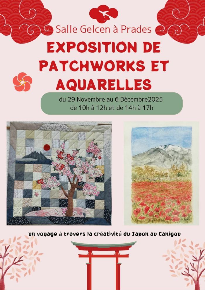 EXPOSITION DE PATCHWORKS ET AQUARELLES