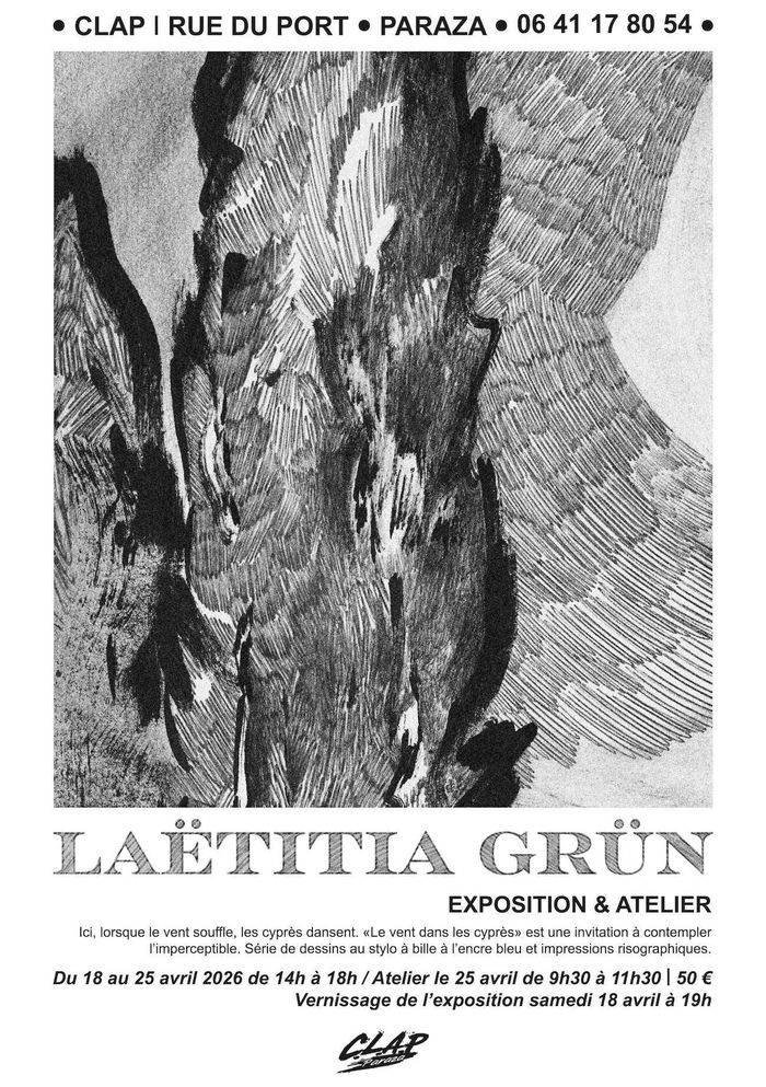 Exposition "Le Vent dans les Cyprès" I Laëtitia Grün