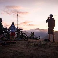 Balade VTT au coucher du soleil