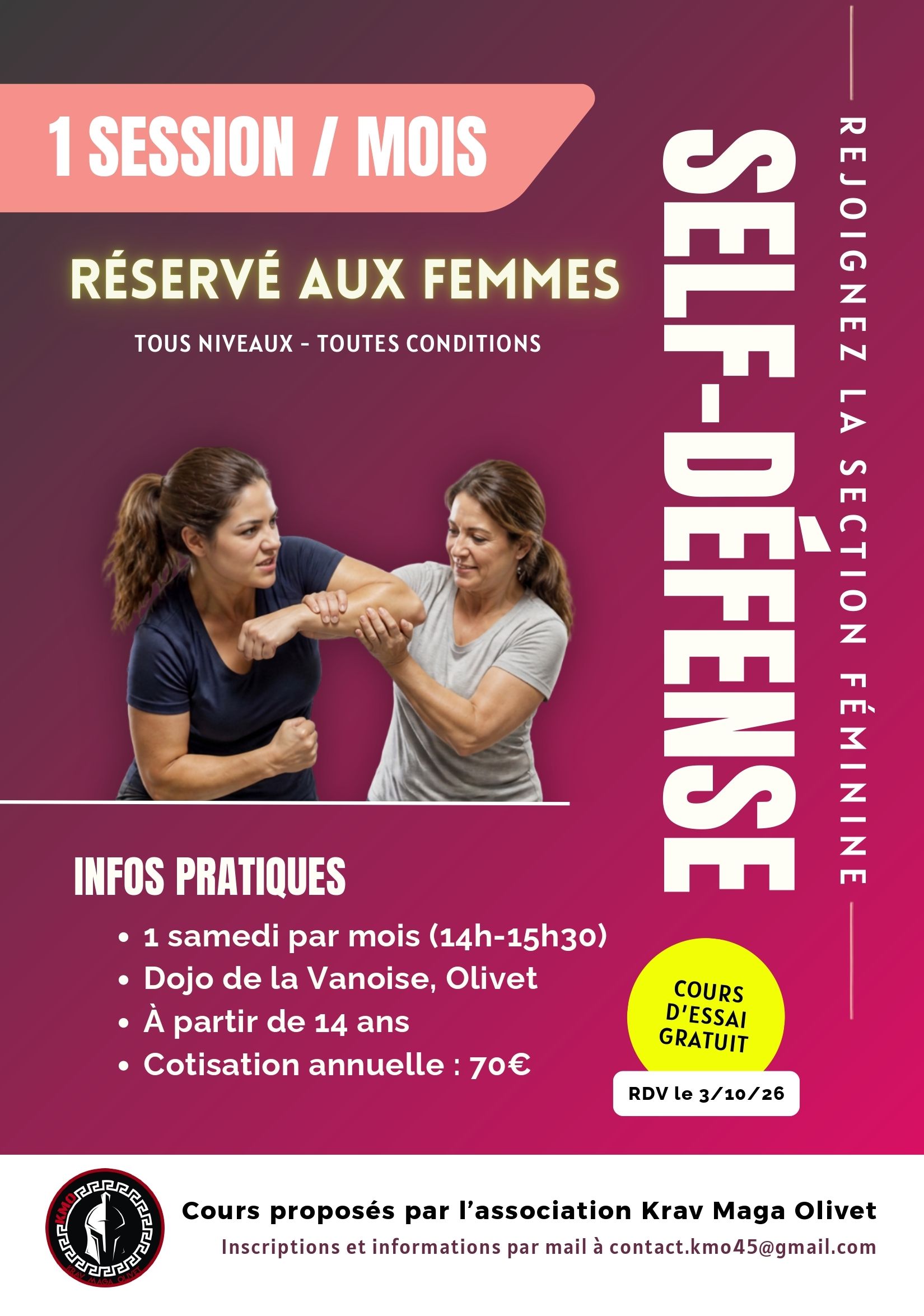 Self défense féminin