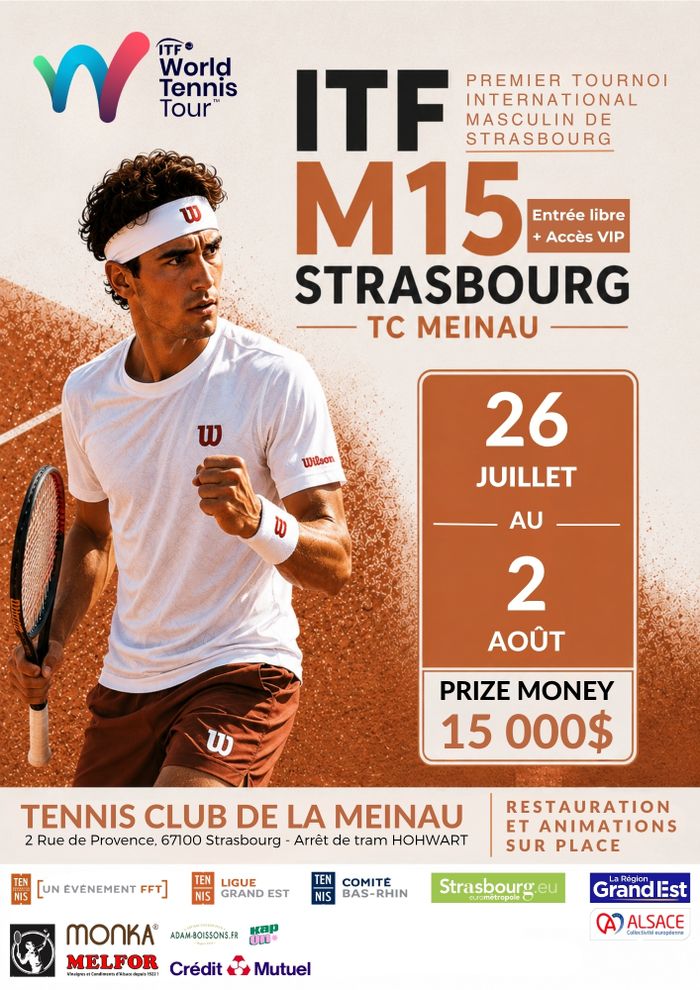 Tournoi ITF M15 TC Meinau Strasbourg