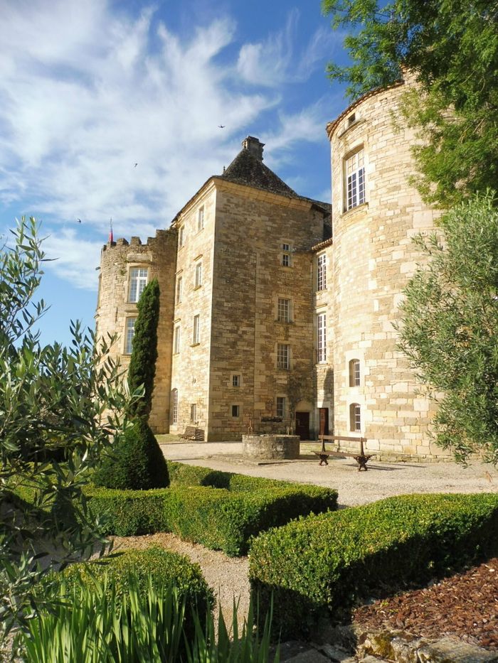 Visite des jardins à la française du château