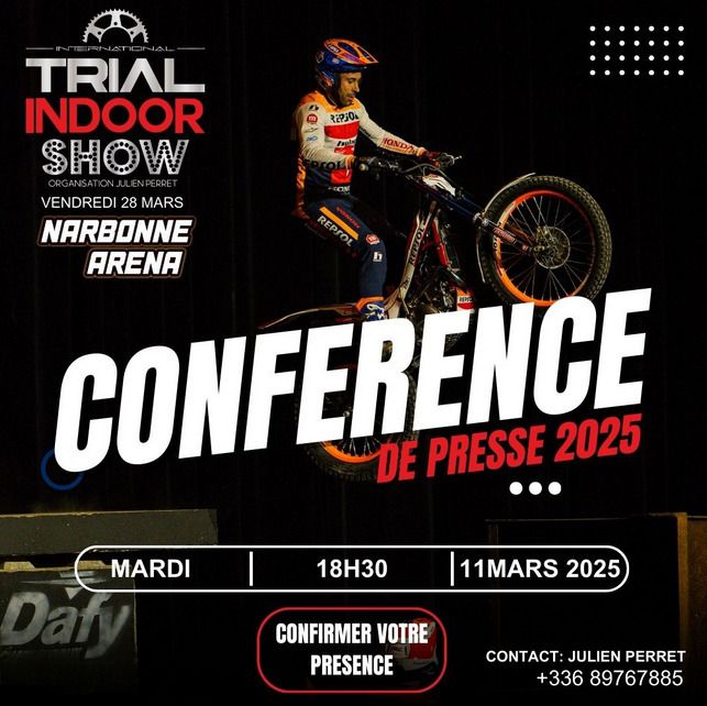 Conférence de presse Trial Indoor Show International