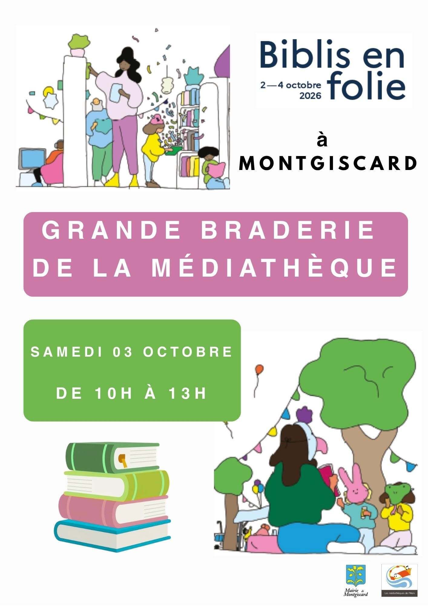Grande Braderie de la médiathèque de Montgiscard