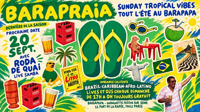 BARAPRAIA - Sunday Tropical vibes au Barapapa !