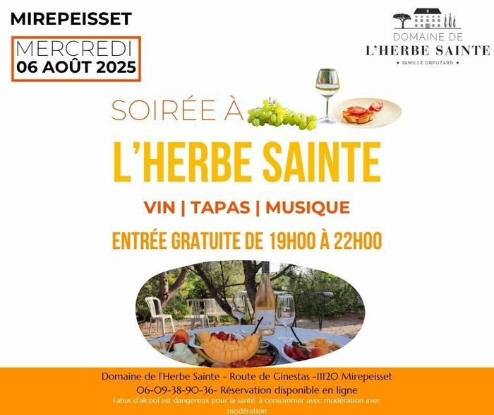 Soirée à Herbe Sainte