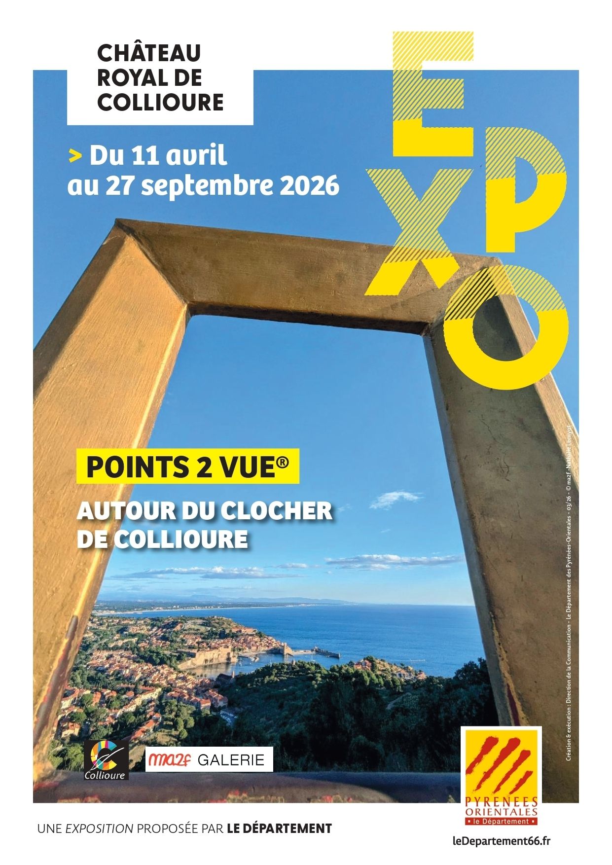 Expositions temporaires "Points 2 vue® : autour du clocher de Collioure" et "Cap fauve"