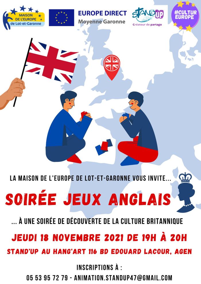 Soirée jeux anglais