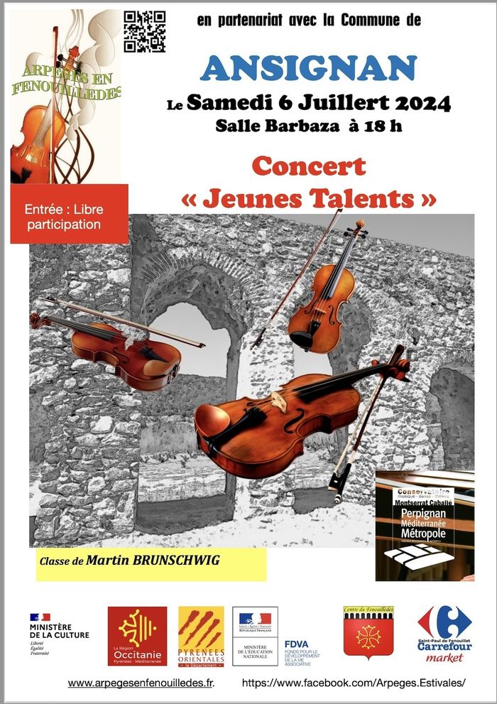 Estivales en Fenouillèdes - Concert "Jeunes Talents"