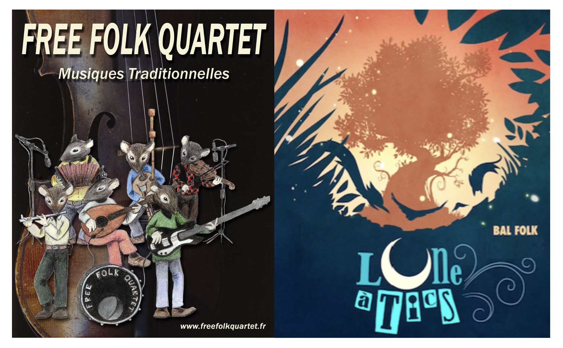 Lune à Tics & Free Folk Quartet