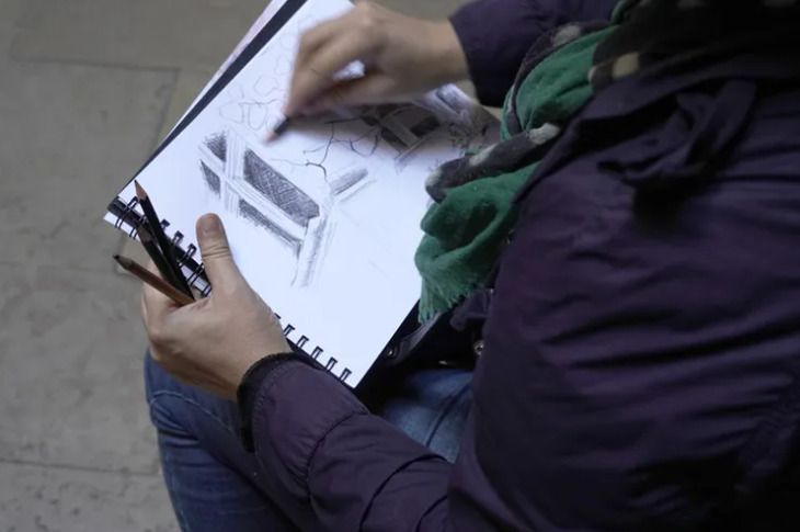 Animation dessin sur le thème du Patrimoine en péril : raviver, résister, réimaginer