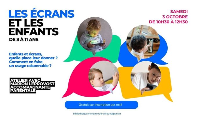 Atelier parentalité : quelle place donner aux écrans en famille ?