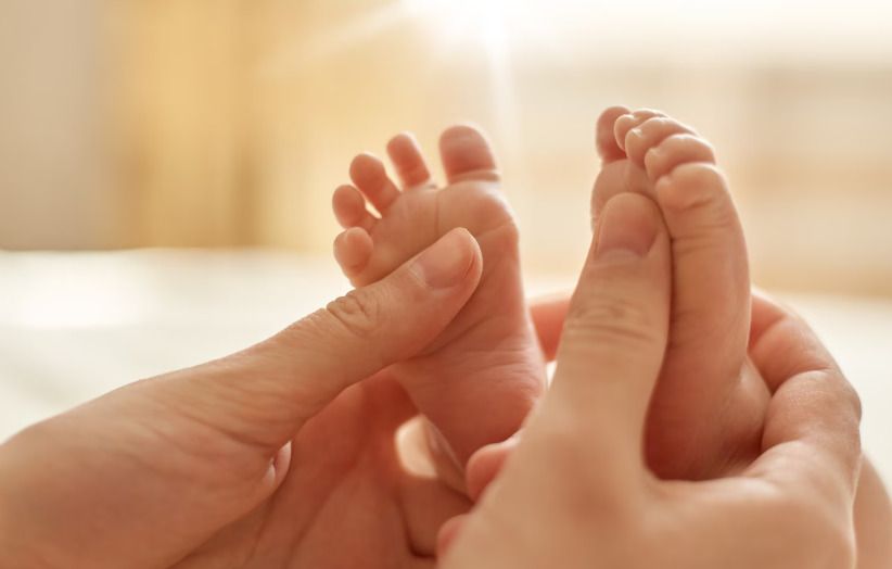 Réflexologie bébé - Parent-bébé