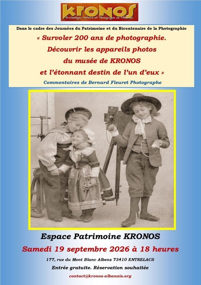 Survoler 200 ans de photographie. Découvrir les appareils photo du musée Kronos et l’étonnant destin de l’un d’eux
